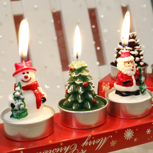 Giáng Sinh Nến Đính Giáng Sinh Người Tuyết Thông Nón Nến Quà Tặng Giáng Sinh Trang Trí Nến Sơn - Product Image 2
