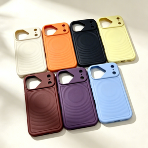 Funda de Teléfono TPU de Lujo con Textura Ondulada, Resistente a Impactos, Compatible con 17 Pro Max, Flexible, Resistente a Arañazos, Delgada, Venta al Por Mayor de Fábrica - Product Image 5