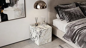 Tavolino da Caffè <span class=keywords><strong>in</strong></span> Marmo Calcutta Viola Personalizzabile, 30KG, <span class=keywords><strong>in</strong></span> Pietra Naturale, Moderno e Impermeabile per Soggiorno - Product Image 6