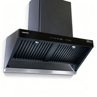 Hotte de cuisine électrique murale en acier inoxydable de 600/900 mm, forme en T, pour usage domestique, du premier fabricant chinois