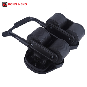 Nuovo Design per Uso Domestico: Ruota per Addominali a 4 Ruote con Rimbalzo Automatico, Tappetino per Ginocchia in PVC EVA e Acciaio - Product Image 6