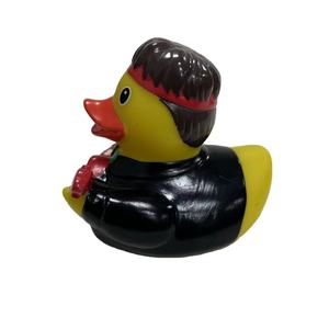 Pato flutuante eco-amigável, mini pato de borracha de corrida do sol de vinil - Product Image 6