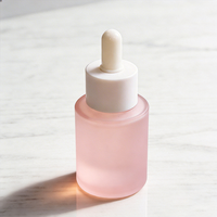 Bouteille compte-gouttes en verre personnalisée avec logo imprimé, capacité de 5 à 100 ml, rechargeable, pour sérum, huile essentielle, parfum, mascara, perruques, emballage