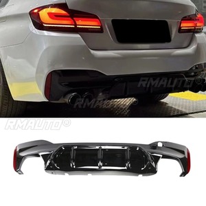 <b>Car</b> Rear Bumper Lip <b>Diffuser</b> Spoiler Glossy Black Modification Part for BMW 5 Series G30 G38 2017 <b>Car</b> Accessories - Product Image 2