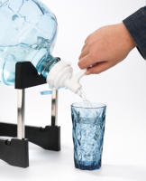 1 gal 3 gallons 5 gallons 6 gallons 6.5 gallons bocal en verre, seau en verre, bonbon en plastique avec becs d'eau baril en verre