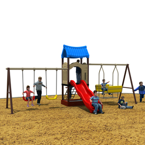 Fabricante Personaliza <span class=keywords><strong>Parques</strong></span> <span class=keywords><strong>Infantiles</strong></span> de Acero y Plástico para Jardín, <span class=keywords><strong>Parques</strong></span> Deportivos, Toboganes y Columpios <span class=keywords><strong>Pequeños</strong></span> de Aventura - Product Image 5