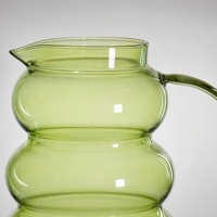 Ensemble de carafe et de verres à boisson froide en forme de gourde, réutilisables et personnalisables, de style moderne, vente en gros Lefu