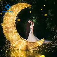 Lanterne géante LED en forme de croissant de lune pour le Ramadan, idéale pour les festivals et les expositions nocturnes au zoo - ANPU Lighting Festival Lantern