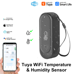 Capteur de température <span class=keywords><strong>et</strong></span> d'humidité Tuya Zigbee IP65 compatible avec Smart Life <span class=keywords><strong>et</strong></span> <span class=keywords><strong>Google</strong></span> Assistant - Product Image 2