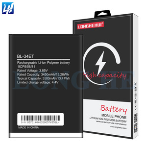 BL-34ET <span class=keywords><strong>POP3</strong></span> Li-ion Polyer Sạc Điện Thoại Di Động Pin Cho Tecno BB2 POP 3 - Product Image 3