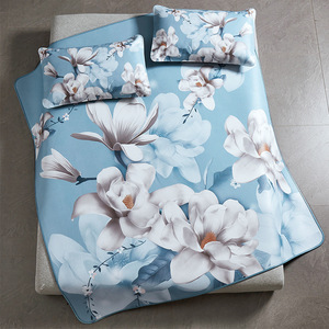 Simmons <b>Cooling</b> Mattress <b>Pad</b> Floral Pattern 180x200cm Home Use Cowhide Material - Product Image 3