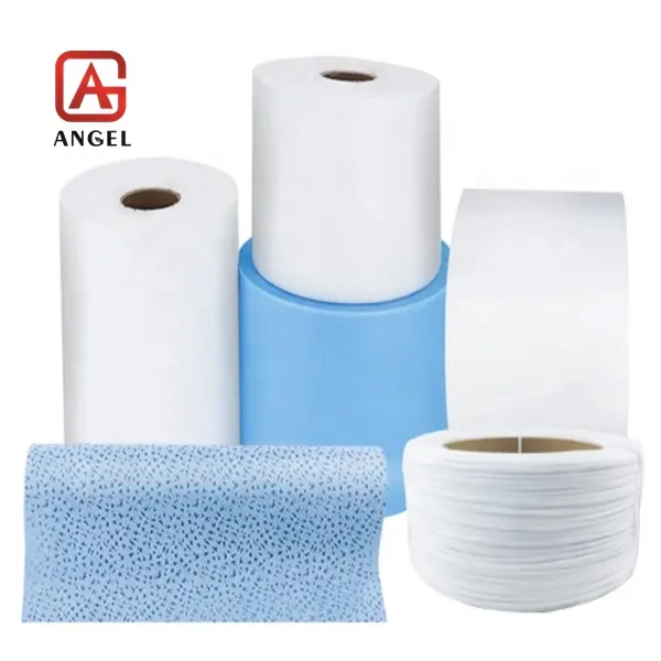 China non woven supplier polypropylene spunbond roll fabric raw materials textile nonwoven fabric for mask
