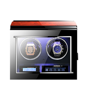 Carica Orologi Automatico in Legno Laccato Pianoforte con Motore Giapponese per Orologi Meccanici - Product Image 2