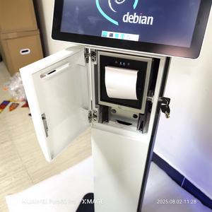 Terminal de Autoservicio WUXIN Totem de 21.5 Pulgadas con Windows, Máquina para Gestión de Filas y Emisión de Boletos Bancarios, Sistema de Pedidos de Comida de Autoservicio - Product Image 6