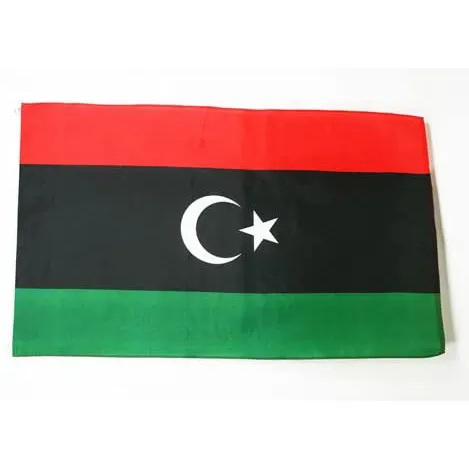 Bandeira personalizada de poliéster para área externa, bandeira grande de bandeira para profissionais, 3x5 bandeiras personalizadas da líbia, todos os países
