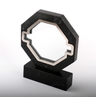 Nouveau design, formes variées, trophée en cristal K9 transparent, récompense personnalisée, logo gravé en 3D, médaille en verre poli écologique