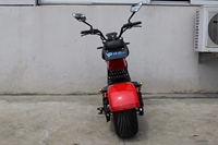 Moto électrique Citycoco avec moteur 3000W, batterie au lithium, pneus larges, châssis en alliage d'aluminium, vitesse 25 km/h et haut-parleur Bluetooth