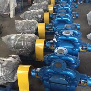 Bomba de vacío de anillo de agua de dos etapas portátil 2SK con manómetro para aplicaciones de presión - Product Image 3