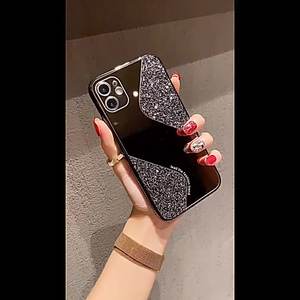 Lovebay-coque de téléphone portable, de luxe, à paillettes scintillantes, étui avec miroir, pour <span class=keywords><strong>iphone</strong></span> 6 <span class=keywords><strong>7</strong></span> 8 x xs XR 11 12 13 pro max - Product Image 5