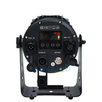 Projecteur PAR LED rechargeable 6x18W RGBWA+UV, contrôle par application, DMX sans fil, IP65