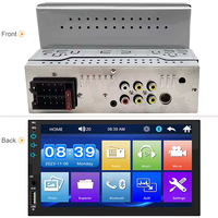Reproductor MP5 para Auto de 7 Pulgadas 1DIN, Venta al Por Mayor, Certificado CE FCC, Directo de Fábrica, MOQ Bajo, Compatible con Logotipo Personalizado OEM/ODM