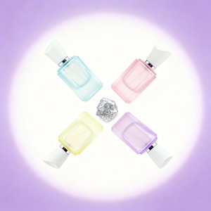 ขวดน้ำหอมแก้วแบบพ่นฝอยละเอียด ขนาด 30 มล. แบบด้าน สีพาสเทล รูปทรงสี่เหลี่ยมผืนผ้า ขวดน้ำหอมแก้วสีมาการองแบบด้าน - Product Image 2