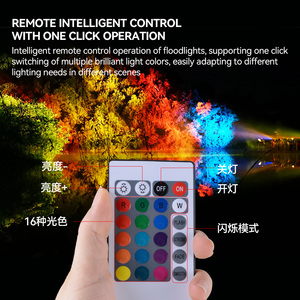 <span class=keywords><strong>RGB</strong></span> <span class=keywords><strong>LED</strong></span> Nhẹ Lũ Lụt Điều Khiển Từ Xa Ngoài Trời Không Thấm Nước Tường Đèn 50W 100W AC185-265V Màu Sắc Có Thể Thay Đổi Sân Vận Động Sân Vườn Spotlight - Product Image 5