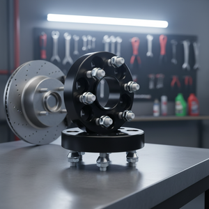 Espaciadores de Rueda Deportivos Forjados de Alto Rendimiento 5x120, Adaptadores de Rueda de Aluminio Centrados en el Eje con Pernos de Grado 12.9 - Product Image 1