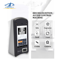 HFSecurity X05 - Escáner Biométrico de Huellas Dactilares y Reconocimiento Facial, Control de Asistencia, Batería Integrada con POE