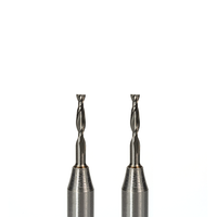Fraise spirale TCT à 2 dents en carbure de tungstène OEM/ODM pour routeur CNC, fraisage rapide, finition lisse, tige de 12 mm pour bois dur