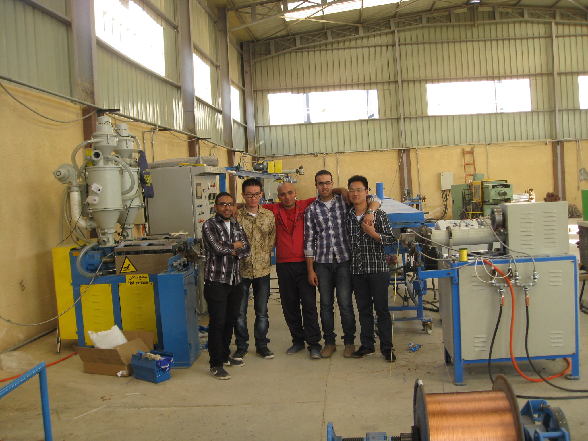 Nylon Insulated Power Cable Extrusion Machine For Wire Coating Equipment