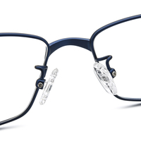 Gafas de titanio Borregls para hombre, nueva marca de diseñador, ligeras, de alta calidad, cuadradas, para mujer, gafas ópticas 10086