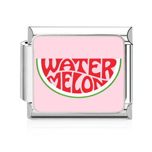 Fruit Series Italian Modular Bracelet Links Stainless Steel Rectangle DIY Jewelry Set For Bracelet Making Oil Dripping Finish - Product Image 3