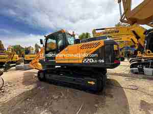 Excavatrice sur chenilles Hyundai 220-9S d'occasion, faible nombre d'heures de fonctionnement, haute qualité, d'origine coréenne 220-9S - Product Image 3