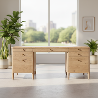 Meubles de bureau en bois sur mesure, nouveau design, bureaux d'ordinateur pour la maison