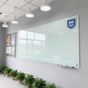 Hot Sale Glass Magnetic White <strong>Board</strong> Glass Writing <strong>Board</strong> Wall Mounted for Office and School Classroom - Product Image 2