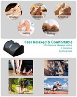 Masseur de pieds Shiatsu avec chaleur, masseur de pieds et de mollets avec masseur de tissus profonds à rouleau pour pied