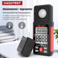 HABOTEST HT603 luxmètre numérique testeur d'éclairement à grand écran de haute précision luxmètre et photomètre