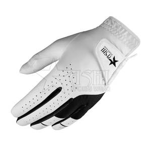 Gants de golf pour hommes de haute qualité pour la main gauche en cuir Cabretta confortable antidérapant Logo personnalisé pour les sports d'été - Product Image 3