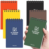 Mini carnet de notes à spirale étanche tout temps en stock Journal de poche LOGO Stone Paper Business/Office Style Leather PP Cover School