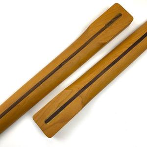 Envío Directo: Mástil de Repuesto de Arce de 8mm, 21 Trastes, Arce Tostado, para Guitarra <span class=keywords><strong>El</strong></span>éctrica TL, Acabado Satinado - Product Image 3