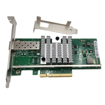 Pretty Good Quality Price X520-DA2 New in Stock 10 Gigabit Dual Port SFP+ Network Card PCIe2.0 X8 Chipset Intel Ethernet to WIF