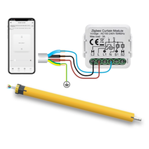 Động cơ A-OK am35 không có pin lithium thông minh màn trập mù hình ống 35mm kết nối động cơ rèm cho rèm cửa tự động. - Product Image 2