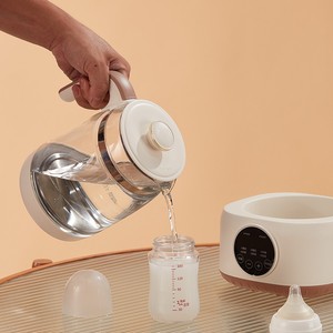 Multifunctional Milk Warmer Glass Electric Kettle 1.1-1.5L Thermostatic <b>Tea</b> <b>Maker</b> Health Pot Automatic Shut Off - Product Image 4