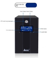 UPS Conmutable de 50Hz a 60Hz, 1KVA, Salida de 110V/220V, Sistema de Alimentación Ininterrumpida para Proyectos en el Extranjero