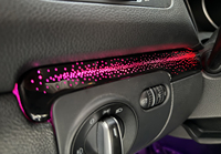 64 couleurs, éclairage ambiant dynamique étoilé pour Volkswagen Golf Mk6 2008-2013, éclairage LED intérieur, tableau de bord, garniture de porte, éclairage d'ambiance