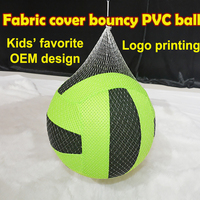Ballon jouet de football gonflable en Pvc, 1 pièce, pas de bruit, en maille, bon marché