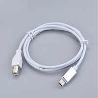Adaptor Piano USB C kabel Printer Tipe C Micro us ke USB 2.0 tipe B Kabel pemindai Printer untuk printer