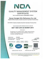 Brique réfractaire en mullite GM80, teneur en Al2O3 de 80 %, pour four industriel, four à verre, résistance aux hautes températures, découpe HONGTAI