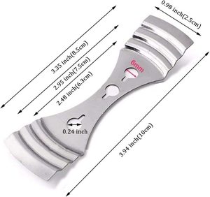 스테인리스 스틸 금속 캔들 심지 고정 장치 코어 3심 캔들 홀더 (캔들 DIY 제작용) - Product Image 4